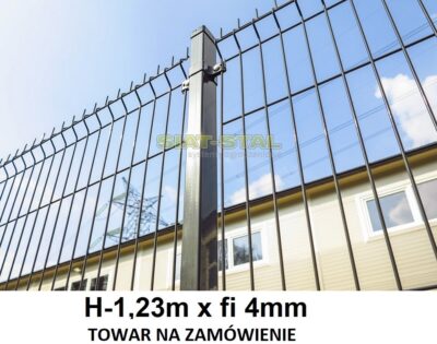 Panel Ogrodzeniowy Typ 3D Fi 4,0 mm Wys. 1,23 m Kolor