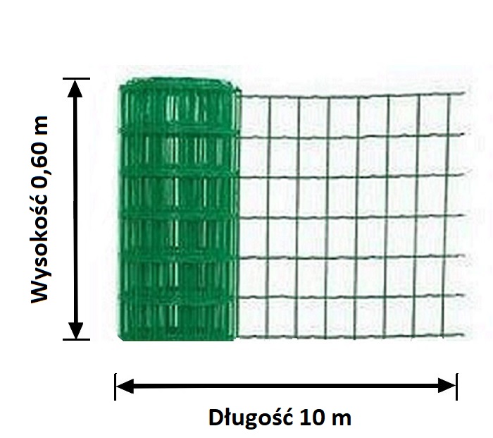 siatka ogrodzeniowa zgrzewana wys.0,60 m x 10 m