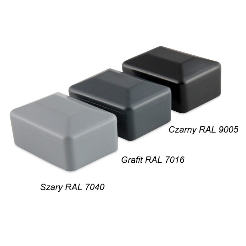 nasadka do slupka panelowego 60x40 mm 3 kolory
