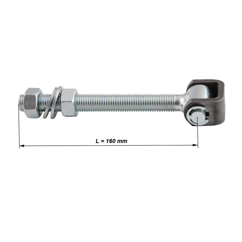 zawias do wspawania fin16 mm L= 160 mm(wym)
