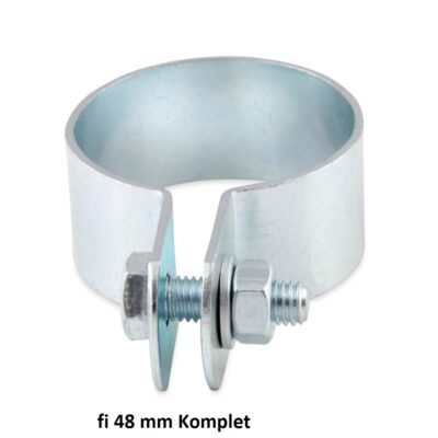 obejma ocynkowana okragla fi 48 mm komplet