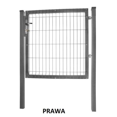 Komplet Furtka 3D H 1,03 m Grafit ral 7016 Prawa opis