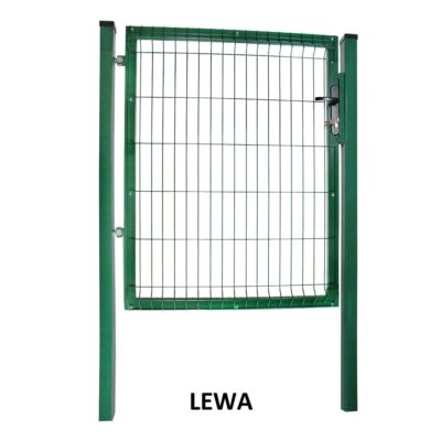 Komplet Furtka 3D H 1,2 m Zielona ral 6005 Lewa opis