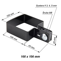 Obejmy panelowe kwadratowe 40-120 mm