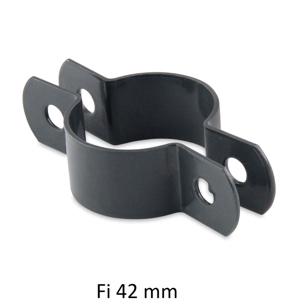 obejma posrednia siatkowa grafit ral 7016 fi 42 mm