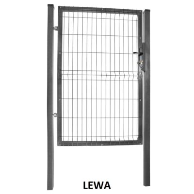 Komplet Furtka 3D H 1,5m Grafi ral7016 Lewa opis